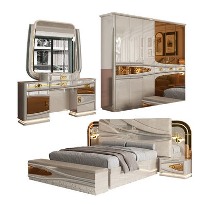 Ingrosso Moderno Completo Luxury Set Camera Da Letto In Legno Camera Da Letto Doppia Turca Royal In Legno Cornice Completa Casa Set Mobile Camera Da Letto