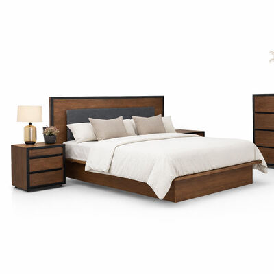 American Simple Bedroom Set in legno massello regolabile letto matrimoniale casa di archiviazione telaio in legno King Dimensioni mobili completo camera da letto
