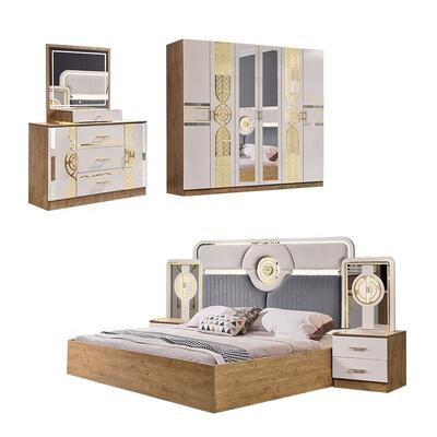 Chambre a Coucher Complet Set camera da letto turca Barato Ingrosso Master Room King Size Letto In Legno Moderno Mobile Set camera da letto Ancora nessuna recensione