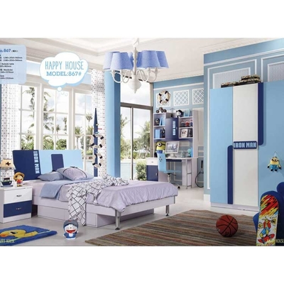 ODM dell'OEM elegante della mobilia dei bambini dei blu navy della camera da letto dei bambini del MDF del profilo
