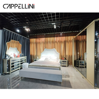 Legno moderno/OEM del ODM cuoio unità di elaborazione/del MDF degli insiemi della mobilia della camera da letto dell'hotel di Cabrini