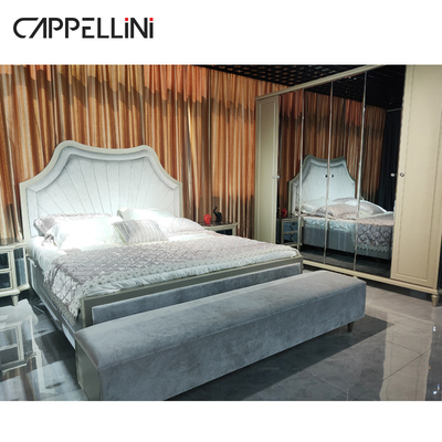 Legno moderno/OEM del ODM cuoio unità di elaborazione/del MDF degli insiemi della mobilia della camera da letto dell'hotel di Cabrini