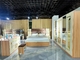 La mobilia domestica di legno solida della camera da letto ha messo il guardaroba durevole del letto del pannello del MDF