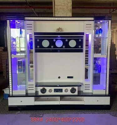 Mobile TV pop-up a parete Mobile TV pop-up nascosto armadio nero