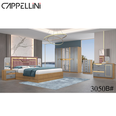 ODM durevole di camera da letto degli insiemi dell'Assemblea semplice completa regolabile di lusso della mobilia