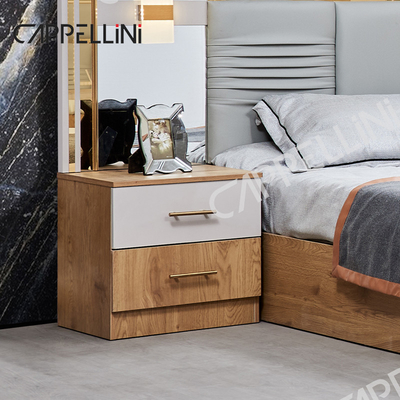 Letto moderno King Size Armadio turco Comodini 6 cassetti Casa Luxury Royale In Legno Set di mobili da letto