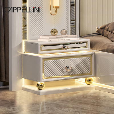 Luxury Legno Cornice King Size Letto in pelle Set camera da letto Casa doppia Regina Legno Moderno Full Set Mobile camera da letto