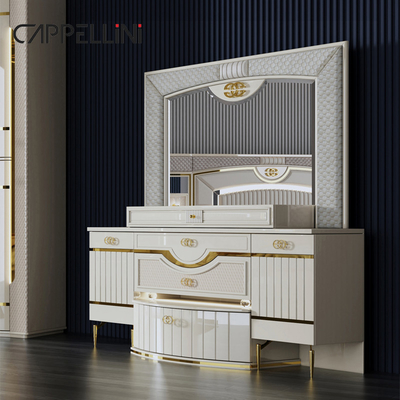 Alte qualità letto reale in doppia pelle moderno Mdf telaio lusso grandezza regina casa in legno completi mobili set camera da letto