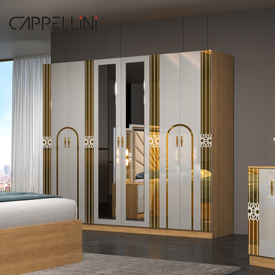 Ingrosso Home Master Room King Size Letto matrimoniale moderno di lusso in pelle di legno Mdf Full Queen Set di mobili da letto economici