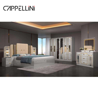 Cappotto in pelle moderna a basso costo Letto Queen Size Casa Appartamento Doppia Camera Master Legno Full King Set Arredamento Camera da letto
