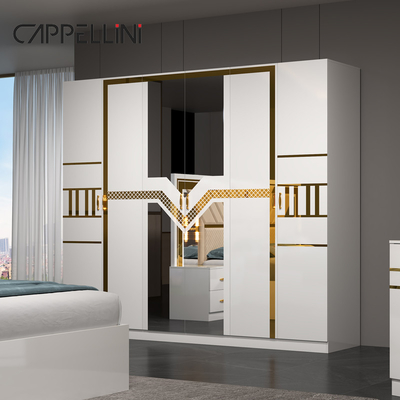 Foshan all'ingrosso Set completo King Size Letto in pelle Camera da letto doppia in legno Casa economica Regina Moderna Set di camera da letto di lusso Arredamento