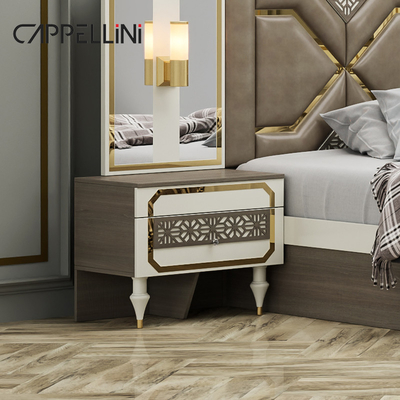 Barato Cornice di Legno Moderna Doppio King Size Letto in Cuoio Testa in Cuoio Arredamento in Legno Luxury Queen Camera da letto Set