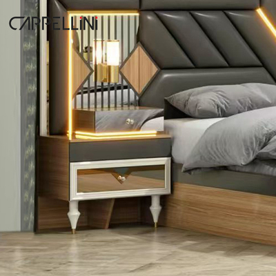 Cornice di legno americano doppio cuoio king size letto casa camera padrona suite di legno a buon mercato completi mobili da letto moderni