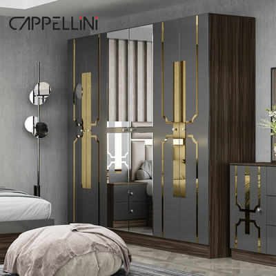 Foshan prezzo all'ingrosso King Size Camera da letto in pelle di legno Casa moderna lusso economico Full Mdf Set di mobili da letto