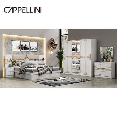 Ingrosso Prezzo economico Letto in pelle di regina classica Luxury Altro Home Full Size King Set di mobili da letto in legno
