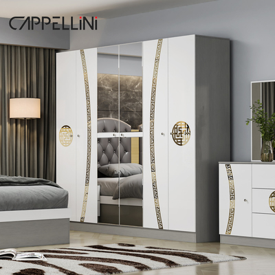 Simple Modern Double King Size Letto in pelle Camera da letto Suite Home Luxury Queen Legno Mdf Set completo di mobili da letto