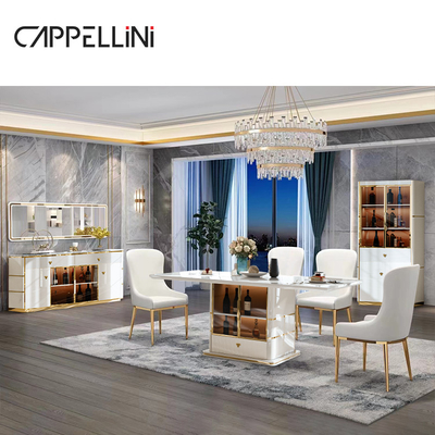 Cucina di design moderno Armadio Buffet Armadio Sala da pranzo Casa Arredamento Luxury Storage Armadio in legno con specchio