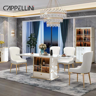 Cucina di design moderno Armadio Buffet Armadio Sala da pranzo Casa Arredamento Luxury Storage Armadio in legno con specchio