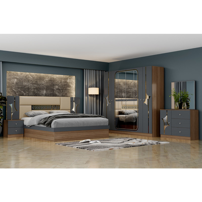 Ingrosso Prezzo Basso Turco Camera da letto matrimoniale Casa In Legno Mdf Moderno Luxury Full Size Mobile Set