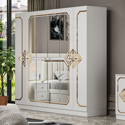 Foshan Wholesale Barato Luxury Double King Size Set Camera da letto Moderna Casa Completa In Legno Inquadratura Camera da letto Set Arredamento