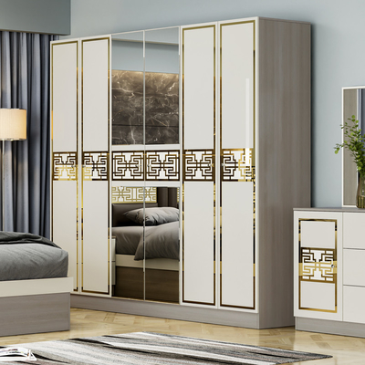 Contemporaneo Piano di legno semplice King Size Letto Camera padronale Completa Casa doppia Luxury Modern Bedroom Furniture Set