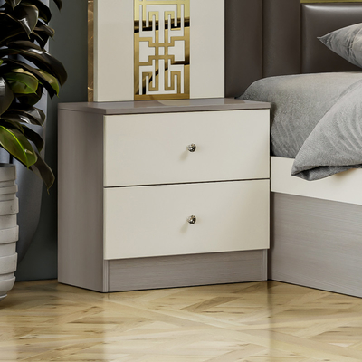 Contemporaneo Piano di legno semplice King Size Letto Camera padronale Completa Casa doppia Luxury Modern Bedroom Furniture Set