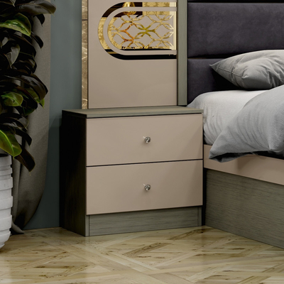Barato all'ingrosso in stile turco Letto in legno King Size Hotel doppio telaio in legno Casa moderna di lusso Set di mobili per camera da letto completa
