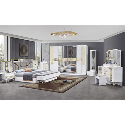 Alte qualità all'ingrosso Legno Cornice Doppio Letto Master Room King Size Legno Moderno Luxury Full Bedroom Set Arredamento