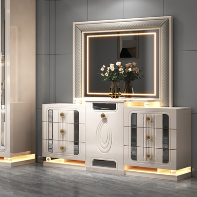 Moderna struttura in legno di lusso doppio letto king size set villa casa master room regina pelle in legno Mdf completi mobili set camera da letto