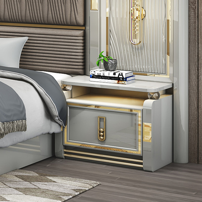 Completo Letto in Legno di pelle moderna King Size 5 pezzi Set doppio Master Room Queen Full Luxury Home Bedroom Furniture Set