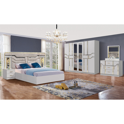 Barato all'ingrosso semplice telaio in legno grandezza re letto matrimoniale casa appartamento in legno moderno di lusso turco completi mobili camera da letto