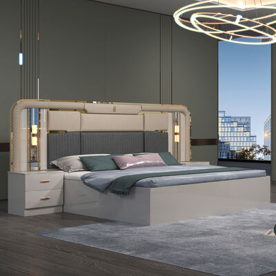 Camera da letto Set completo Arredamento Camera da letto Arredamento Colore Adolescente Legno Custom Arredamento Casa Bianco Set Moderni