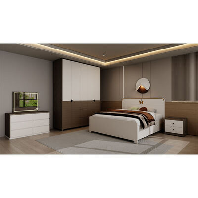 Modern 3 5 Star Hotel Completo Set Camere Da Letto In Legno Letto Doppia Casa Di Stoccaggio Spazio Risparmio King Size Luxury Set Mobile Camere Da Letto