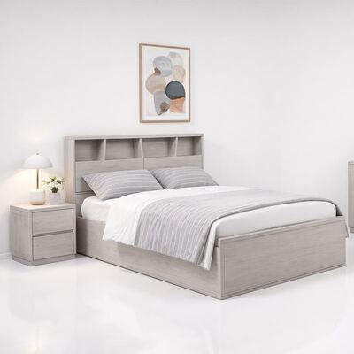 Modern Complete Bedroom Sets Master Room King Size Letto matrimoniale Hotel Home Storage Cornice in legno massello Luxury bedroom furniture set