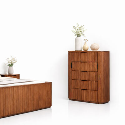 Moderno In legno massello king size Set camera da letto letto doppio camera padronale casa di archiviazione telaio di legno completo Luxury bedroom furniture set