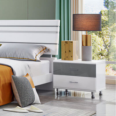 Arredamento per camera da letto Master Classic Legno King Size Storage Accogliente Alta Qualità Minimalista Lusso Arredamento Moderno Camera da letto