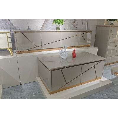 Moderno design Camera da soggiorno TV in legno Armadio di archiviazione Arredamento per la casa Arredamento in stile lussuoso Stand TV in legno MDF