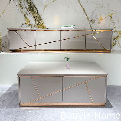 Moderno design Camera da soggiorno TV in legno Armadio di archiviazione Arredamento per la casa Arredamento in stile lussuoso Stand TV in legno MDF