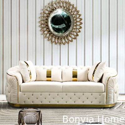 Set di mobili divano componibile di lusso su misura di alta gamma 3 2 1 posti per soggiorno, design moderno italiano in tessuto, divano componibile