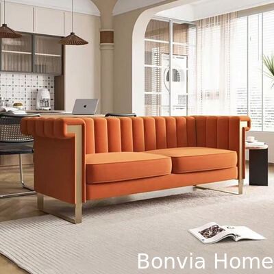 Moderno design Decorazione domestica Divano sezionale Set Arredamento Soggiorno Luxury Modular 3 2 1 Seater Divano in pelle