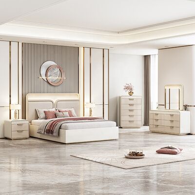 Juego De Muebles Para Dormitorio Set da camera da letto contemporanei letto king size Camera d'albergo Set completo di mobili per camera da letto moderni di lusso