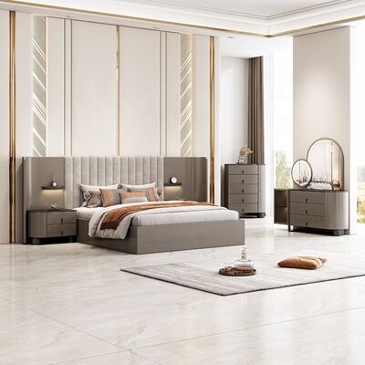Juego De Muebles Para Dormitorio Set di mobili per camera da letto moderni Set di camera da letto per hotel di lusso con letto king size, mobili per la casa