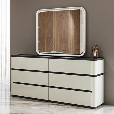 Chambre a Coucher Complet Luxury Bedroom Sets Headboard illuminato King Size Letto Cornice di legno Doppio Set di mobili moderni per camera da letto