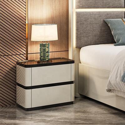 Chambre a Coucher Complet Luxury Bedroom Sets Headboard illuminato King Size Letto Cornice di legno Doppio Set di mobili moderni per camera da letto