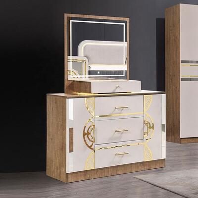 Chambre a Coucher Complet Set camera da letto turca Barato Ingrosso Master Room King Size Letto In Legno Moderno Mobile Set camera da letto Ancora nessuna recensione