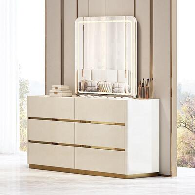 Luoghi di lusso leggeri Arredamento De Chambre Moderno Set completo camera da letto Arredamento Cornice di legno Doppio Luxury King Size Set camera da letto