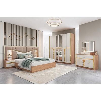 Meuble De Chambre Arredamento moderno per camera da letto Set king Size Letto In legno Casa di lusso Completo Arredamento turco Set per camera da letto