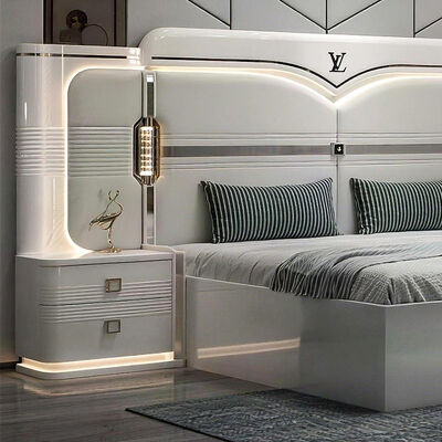 Ensembles De Chambre Divano king size Set camera da letto di lusso Casa camera da letto doppia In legno mobili da letto moderni turchi