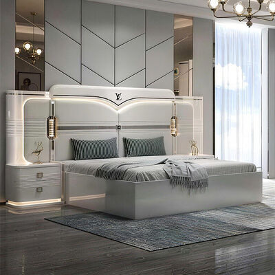 Ensembles De Chambre Divano king size Set camera da letto di lusso Casa camera da letto doppia In legno mobili da letto moderni turchi