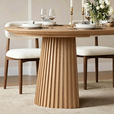 Ensemble De Table Manger Tavolo da pranzo estensibile moderno Set da 6 posti Arredamento da sala da pranzo In legno Tavolo da pranzo pieghevole 4 sedie